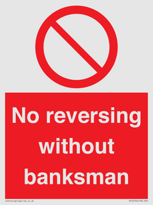 No reversing without banksman